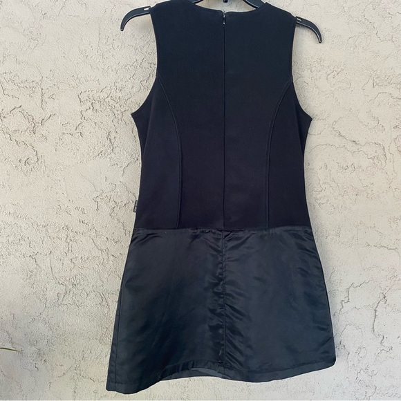 TIFFANY Dress, Mini, Black, Zip Back, Sleeveless, Lined, Biker-Core, Mobwife - Picture 4 of 10